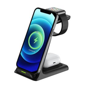 20W Wireless Charger Stand For IPhone 14 13 12 11 XR 8 Apple Watch 3 In 1 Qi Fast Charging Dock Station for Airpods Pro IWatch 7