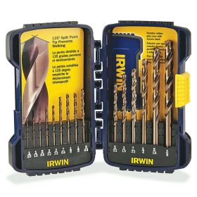 IRWIN 316015 - 15-Piece Cobalt HSS Straight Shank Fractional Drill Bit Pro Set