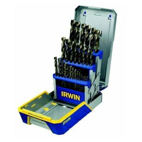 Irwin Hanson 3018003 29-Piece Titanium Metal Index Drill Bit Set