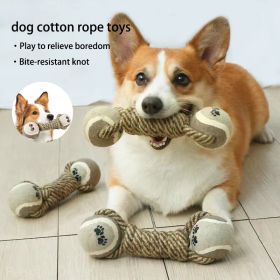 Pet Dog Toys For Large Small Dogs Toy Interactive Cotton Rope Mini Dog Toys Ball For Dogs Accessories Toothbrush Chew Premium Cotton-Poly Tug Toy For
