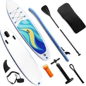 Stand Up Paddle Board 126"√ó32"√ó6" Extra Wide Thick Sup Board with Premium Sup Accessories & Backpack, Non-Slip Deck, Leash, Adjustable Paddle, Hand