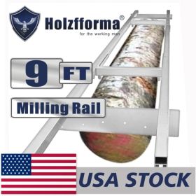 9FT Genuine Holzfforma¬Æ Milling Rail System Milling Guide Set Works with all 20/24/36/48 inch Small Chainsaw mills