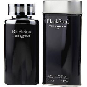 BLACK SOUL by Ted Lapidus EDT SPRAY 3.3 OZ