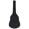 Guitar Bag for 3/4 Classical Guitar Black 37"x13.8" Fabric