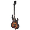 [Do Not Sell on Amazon] Glarry Flame Shaped H-H Pickup Electric Guitar Kit with 20W Electric Guitar AMP Bag Strap Picks Shake Cable Wrench Tool Sunset