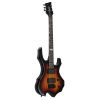 [Do Not Sell on Amazon] Glarry Flame Shaped H-H Pickup Electric Guitar Kit with 20W Electric Guitar AMP Bag Strap Picks Shake Cable Wrench Tool Sunset