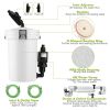 3-Stage External Canister Filter for 28 Gallon Aquarium Fish Tank 105gph 6W Easy Installation Silent