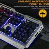 Dragon Metallic Silver Mechanical Gaming Keyboard and Mouse Set