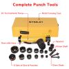 10ton Hydraulic Metal Punch Kit Yellow