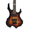 [Do Not Sell on Amazon] Glarry Flame Shaped H-H Pickup Electric Guitar Kit with 20W Electric Guitar AMP Bag Strap Picks Shake Cable Wrench Tool Sunset