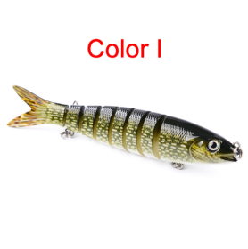 Pike Fishing Lures Artificial Multi Jointed Sections Hard Bait Trolling Pike Carp Fishing Tools (Option: I)