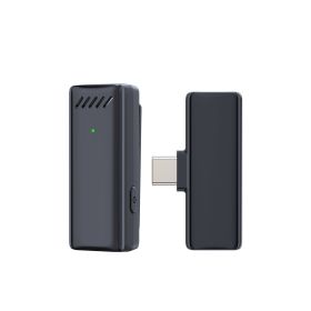 Cross border new wireless lavalier microphone with charging chamber; mobile phone live broadcast; outdoor recording; noise reduction radio microphone (colour: S10 TC interface (without charging compartment))