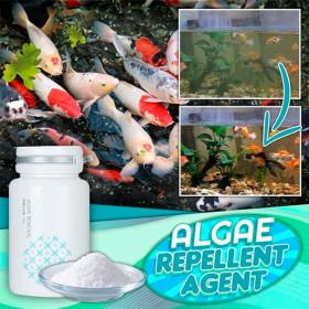 Fish Tank Cleaning Algae Tablets Biological Effective Water Aquarium Control Algaecide Remove Odor Home Purify Disease (Color: Alga Removal powder)