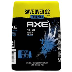 Axe Body Spray Deodorant Phoenix, 5.1 oz Twin (Brand: Axe)