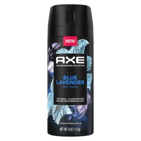 Axe Fine Fragrance Collection Premium Deodorant Body Spray for Men Blue Lavender, 4 oz (Brand: Axe)