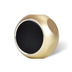 Cutie Pie Mini Speakers In 4 Colors (Color: GOLD)