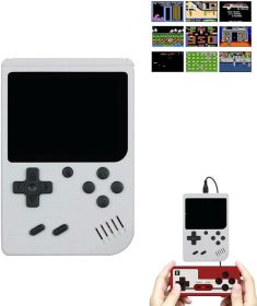 Handheld Game Console, Tiny Tendo 400 Games, Portable Retro Video Game Console, Tinytendo Handheld Console, 400 In 1 Game Console With Game Controller (Color: White)