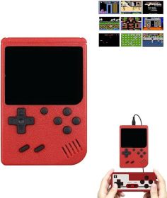 Handheld Game Console, Tiny Tendo 400 Games, Portable Retro Video Game Console, Tinytendo Handheld Console, 400 In 1 Game Console With Game Controller (Color: Red)